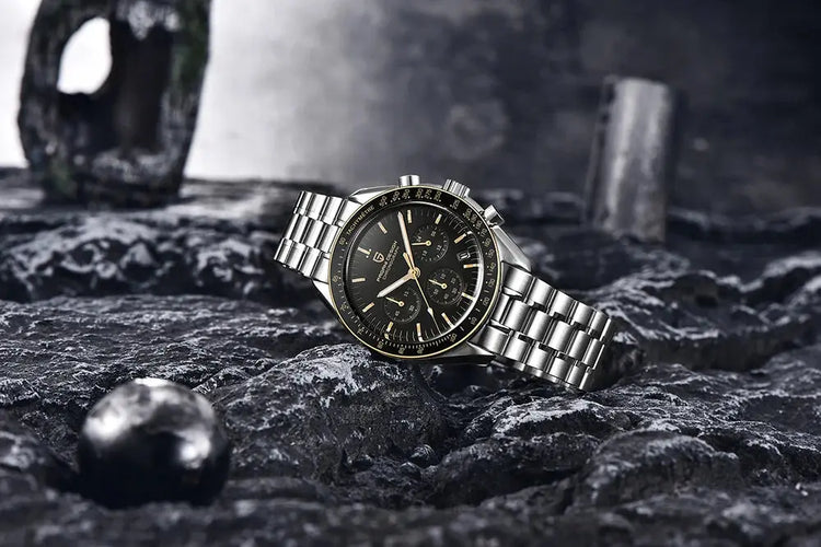 Luxury Business Mens Watches Chronograph AR Sapphire Mirror Waterproof - Inspirational Watches