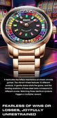 Mark Fairwhale New Quartz Watch For Men Fruit Rotating Dial Wristwatch Luxury Waterproof  Clock Man Fashion Watch 2026 Top Brand Inspirational Watches