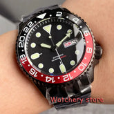 Domed Sapphire Glass NH36 Automatic Movement 200m Waterproof 120 Clicks Black Green Luminous Watch - Inspirational Watches
