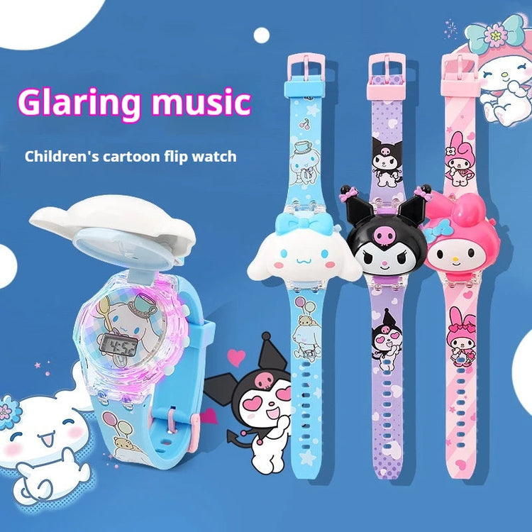 Musical & Luminous Kuromi Kids Watch Inspirational Watches