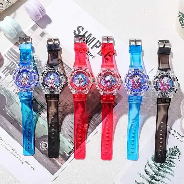Kids Luminous LED Sports Electronic Watches Inspirational Watches