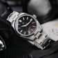 Watchdives WD0003C Quartz Watch VH31 Sweep Seconds Movement 38mm ice Crack Dial Sapphire Luminous 100m Waterproof Men Wristwatch Inspirational Watches