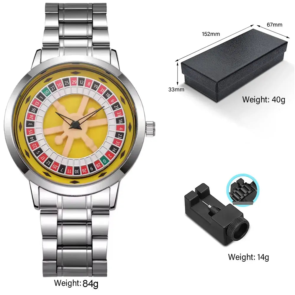 Gambling Stainless Steel Quartz Watch Inspirational Watches