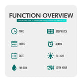 LED light Display Digital Alarm Clock 5Bar Waterproof Kids Sports Watch Inspirational Watches