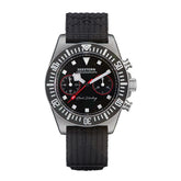 SEESTERN Chronograph Man of Watch Mechanical Tianjin ST1901 Movement Sapphire Wristwatches Nylon Sticker Strap Luminous Skeleton Inspirational Watches