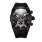 Reef Tiger 316L Stainless Steel Wine Barrel Automatic Watch Fashion Mulitfunction Tourbillon Mechanical Watches for Men RGA3069 Inspirational Watches
