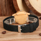 Elegant Women’s Wooden Watch – Genuine Leather Strap & Luxury Quartz Timepiece - Inspirational Watches