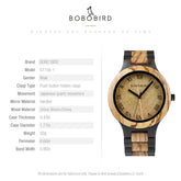 Wooden Men Watches Handmade Inspirational Watches