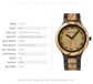 Wooden Men Watches Handmade Inspirational Watches
