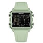 SANDA 6273 Wristwatch Square Dual Time Man Electron Analog Watch for Men Women Waterproof Count Down Timer Digital World Time Inspirational Watches