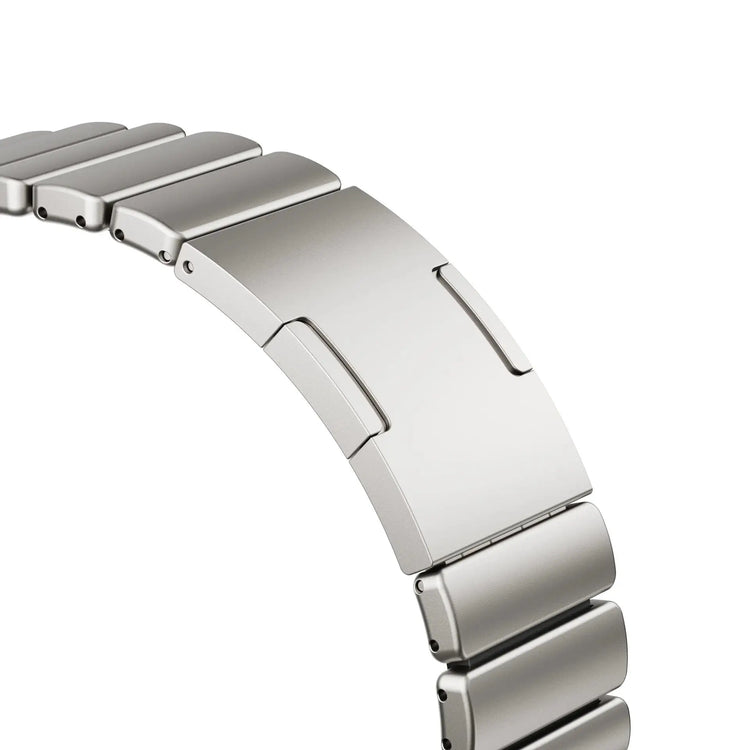 Titanium and Silicone Apple Watch Strap