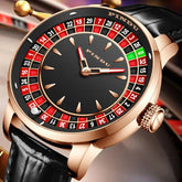 Design Automatic Mechanical Watch Movement Rotating Dial Roulette Watch - Inspirational Watches