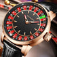 Design Automatic Mechanical Watch Movement Rotating Dial Roulette Watch - Inspirational Watches