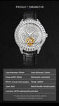 Diamonds Face Tourbillon Mechanical Luminous Waterproof Mechanical Inspirational Watches