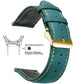 Vintage Quick-Release Genuine Leather Watch Strap