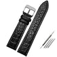 Premium Crocodile-Pattern Leather Watch Strap