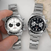 Panda Retro Sport Chronograph Luxury Quartz Watch For Men Sapphire mirror 10Bar Waterproof - Inspirational Watches