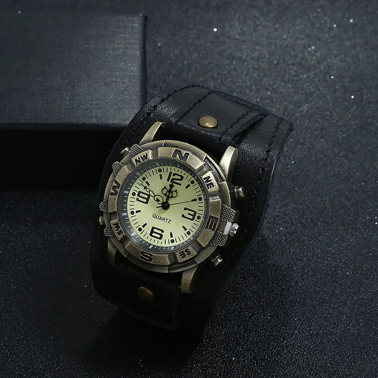 Vintage Wristwatch Fashion Pin Buckle Leather Strap - Inspirational Watches