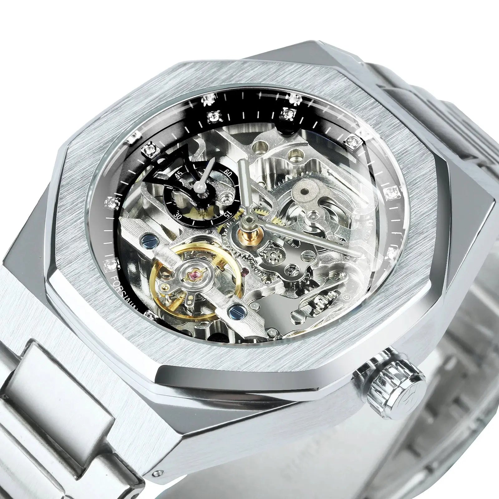 Automatic Tourbillon Skeleton Mechanical watch Inspirational Watches