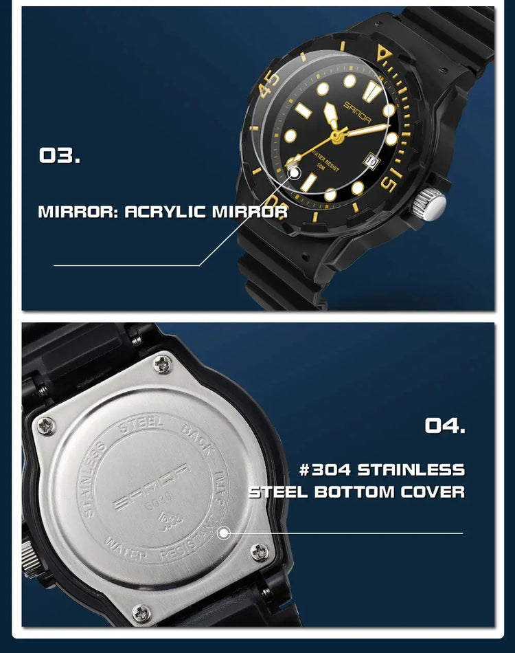 Multifunctional Electronic Waterproof Sports Watch Inspirational Watches