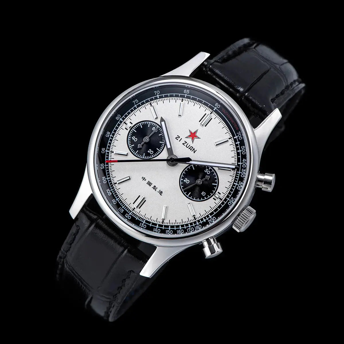 1963 Panda Pilot Chronograph Watch Air Force Sapphire - Inspirational Watches
