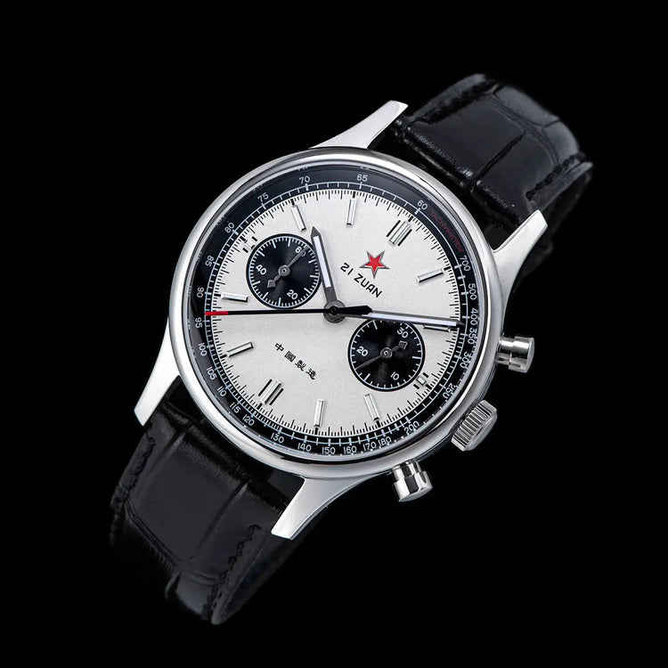 1963 Panda Pilot Chronograph Watch Air Force Sapphire - Inspirational Watches