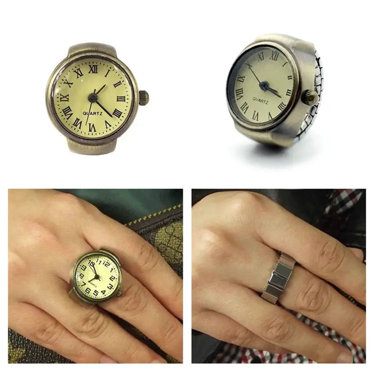 Fashion Rings Finger Watches for Women Men 2025 Fashion Party Quartz Watches Unisex Couple Rings Jewelry Gifts Inspirational Watches