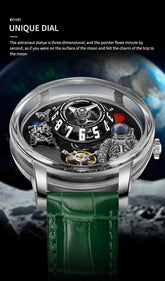 Space Series Unique Design Three-dimensional Dial Mechanical Watch - Inspirational Watches