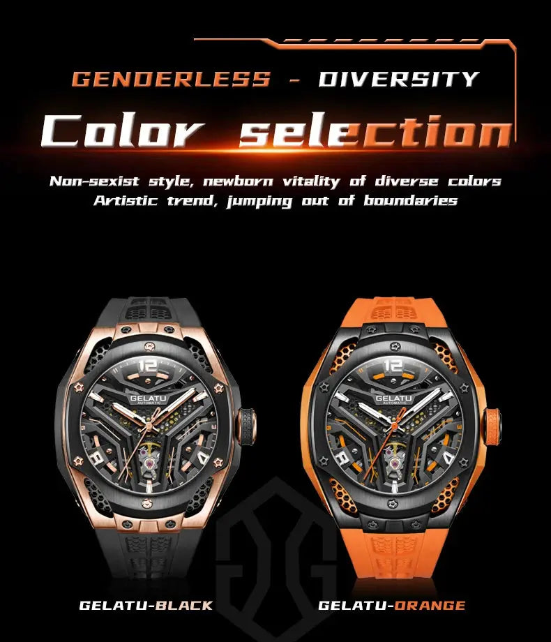 Hollow out Automatic Men&