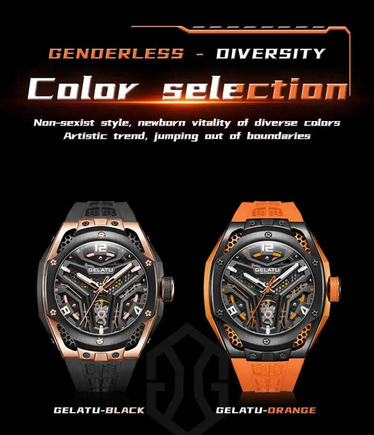 Hollow out Automatic Men&