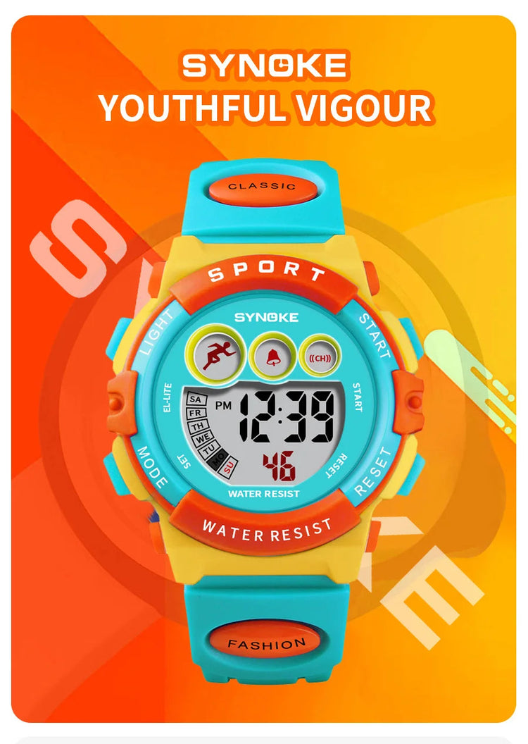 30M Waterproof Electronic Kids Sports Watch Inspirational Watches