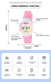 Digital 30M Waterproof Kids Sports Watch Inspirational Watches