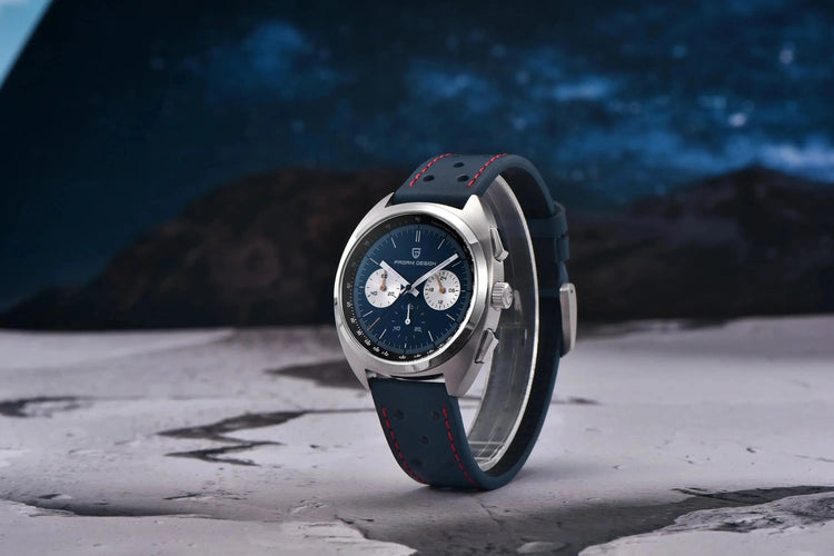 Luxury 40mm Stainless Steel Sports Watch with Chronograph - Inspirational Watches