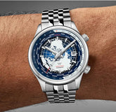 WM Watch Automatic Mechanical Men Watches High Quality Sapphire World Time Original Recognized Brand Welly Merck Watch Man WM057 Inspirational Watches