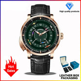 Horse Gambling Full Automatic Mechanical Inspirational Watches