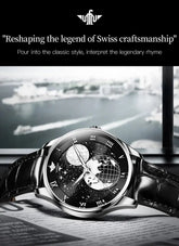 Moon Phase Starry Sky Japan Automatic Mechanical Wristwatch Inspirational Watches