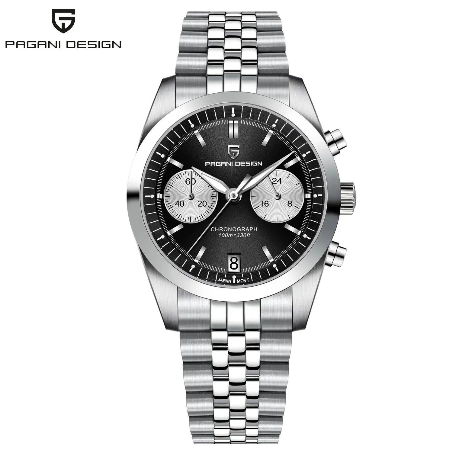 Sports Quartz Chronograph Men Luxury Watches Sapphire Stainless Steel Diving Clock Inspirational Watches