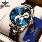 Moon Phase Starry Sky Japan Automatic Mechanical Wristwatch Inspirational Watches