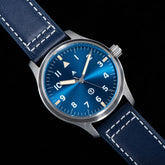 SEESTERN Watch Automatic Mechanical Wristwatches NH35 Movement Military Full Luminous Sapphire Crystal Waterproof Army Air Force Inspirational Watches