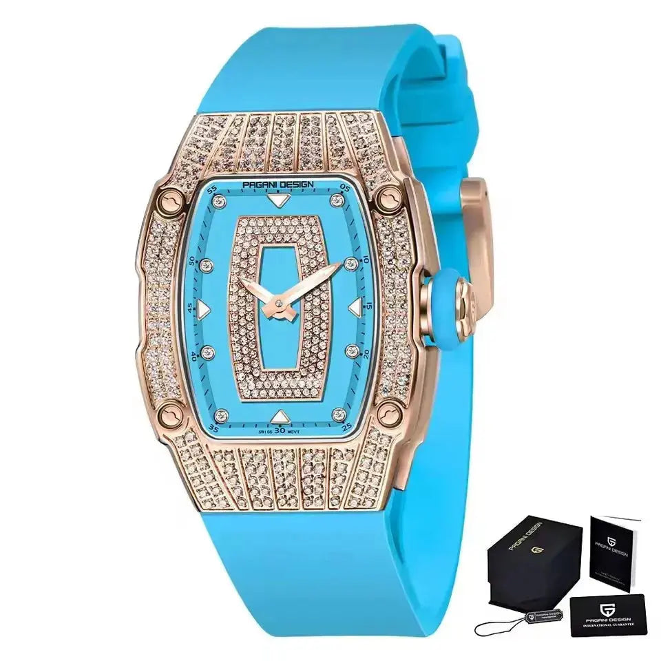 Fashion Women Creative Diamond Inlaid Waterproof Watches - Inspirational Watches