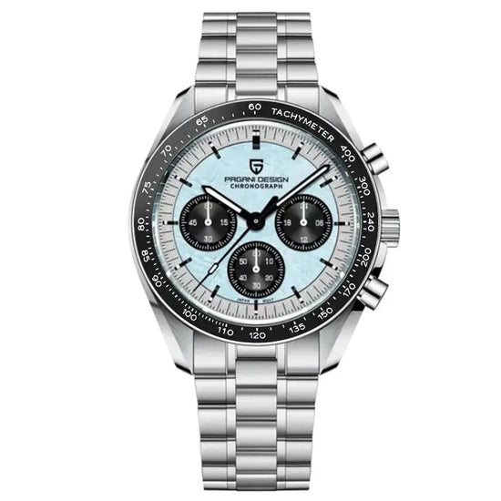 Luxury Business Mens Watches Chronograph AR Sapphire Mirror Waterproof - Inspirational Watches