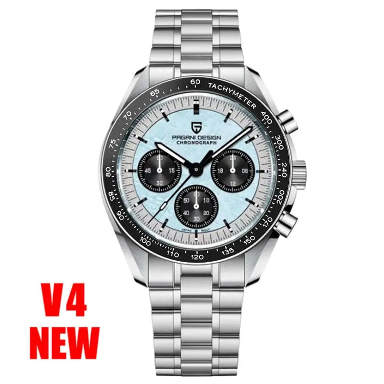 Luxury Business Mens Watches Chronograph AR Sapphire Mirror Waterproof - Inspirational Watches