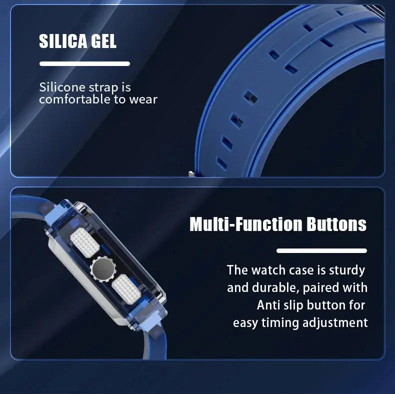Military Watches Men Watch 2025 New 50M Waterproof Wristwatch Stopwatch Alarm LED Light Digital Watches 8121 Men&