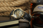 2026 Designer Luxury FORSINING Classic Mechanical Skeleton Man Watches Automatic Movement  Clock Waterproof Leather Wristwatch Inspirational Watches