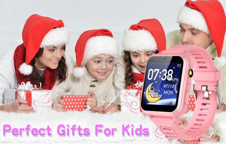 24 Games Kids Music Play Pedometer Tracker Time Display Video Audio Record Torch Smartwatch Inspirational Watches