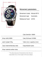 PINDU Design Starry Twelve Constellations Mechanical Watch Sapphire Waterproof Men Mechanical Wristwatches Miyata 8215 Movement Inspirational Watches