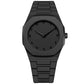 Simple Black Male Quartz Watches Arabic digital Casual Drip Oil Strap - Inspirational Watches