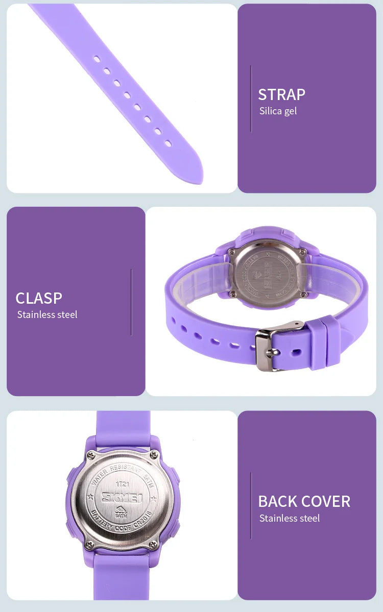 50M Waterproof Kids Watch Inspirational Watches