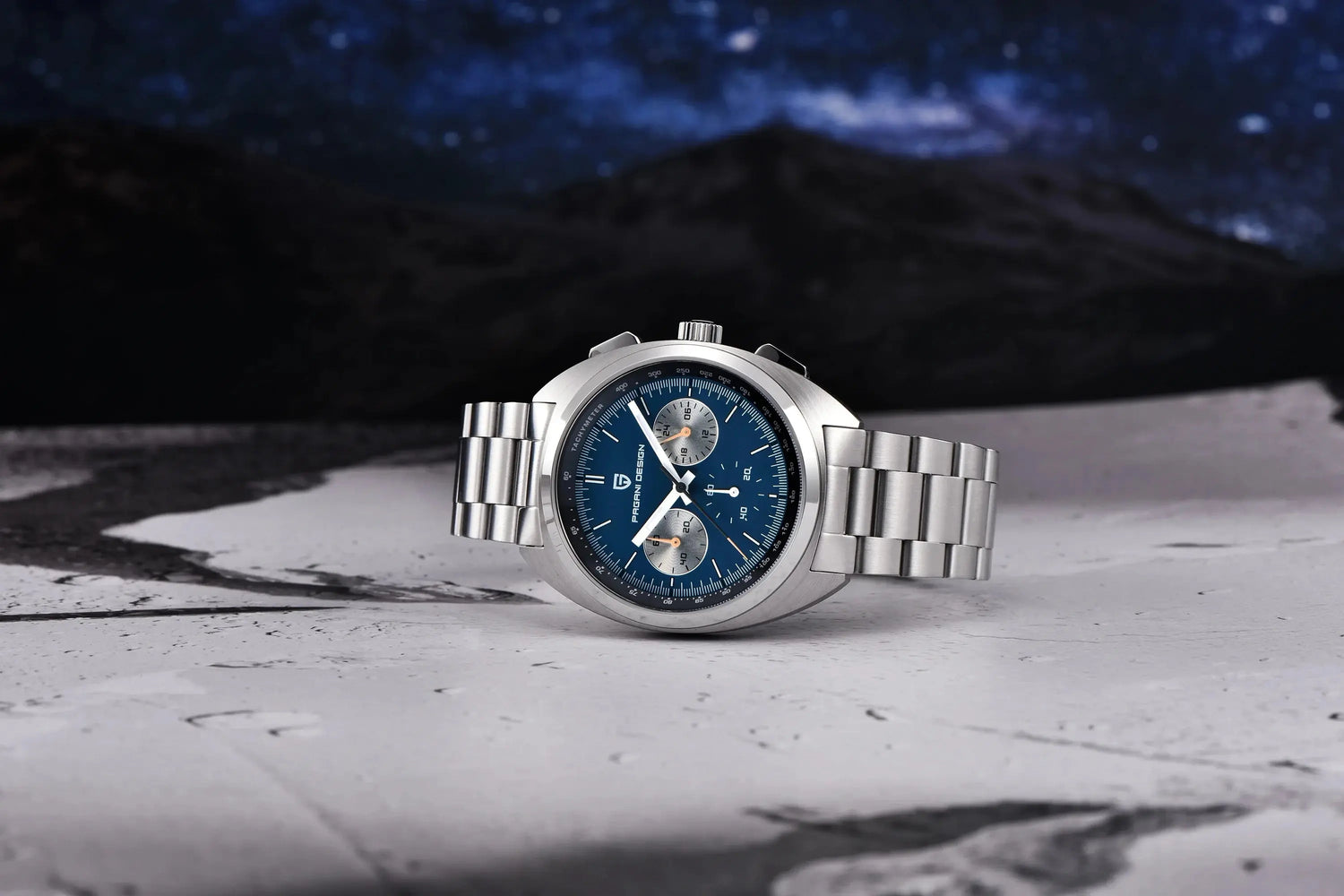 Luxury 40mm Stainless Steel Sports Watch with Chronograph - Inspirational Watches