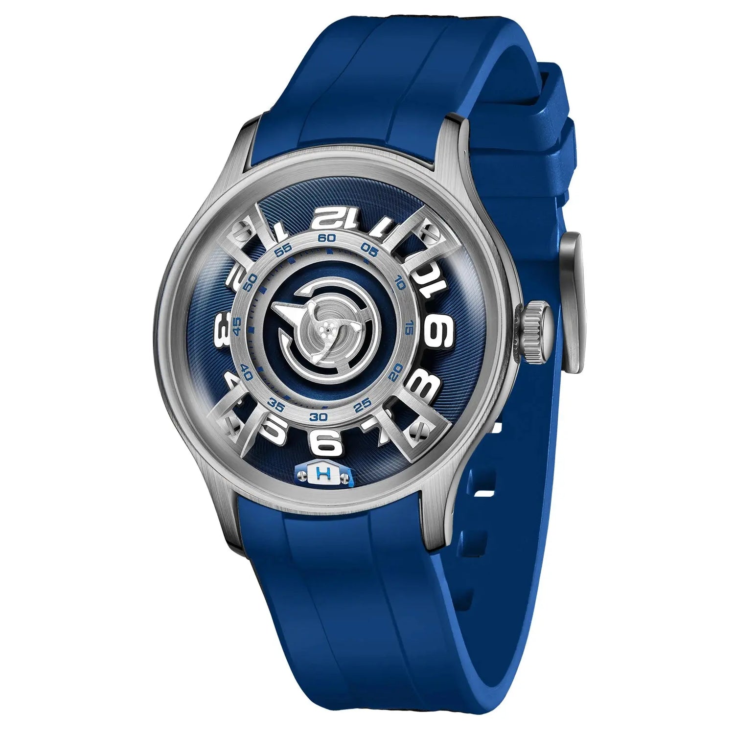 Curvature Engine Star Ship Automatic Super Luminous Blue Nightlight Automatic Inspirational Watches